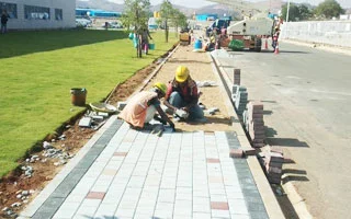 Road construction Image